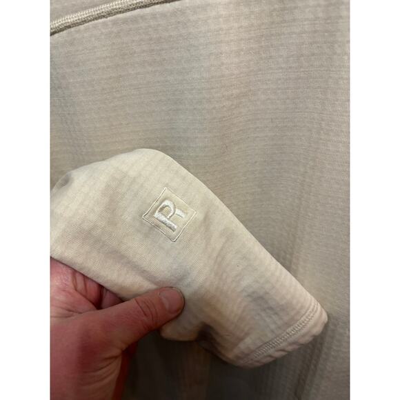 Patagonia R1 Full ZIp Jacket Women's Med Cream Regulator Waffle Polartec Fleece - Picture 10 of 12